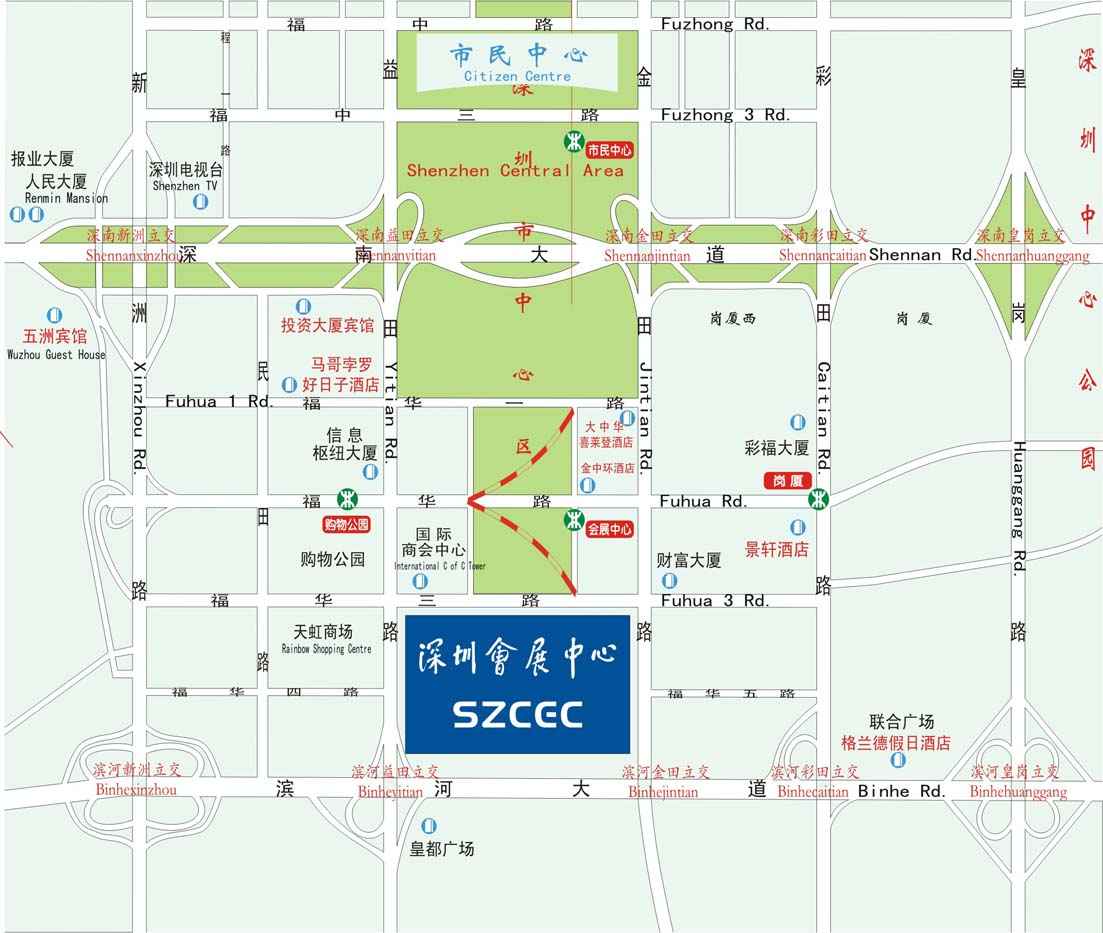 深圳会展中心地理优势