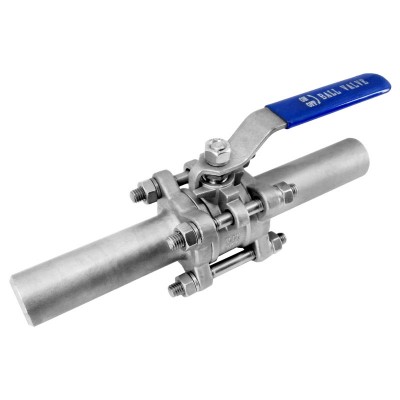 三件式焊接连接球阀